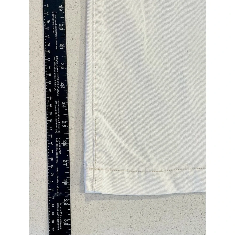 Off White Jeans Gap Long And Lean Wide Leg Size 12 12A Stretchy‎ Women's Bootcut